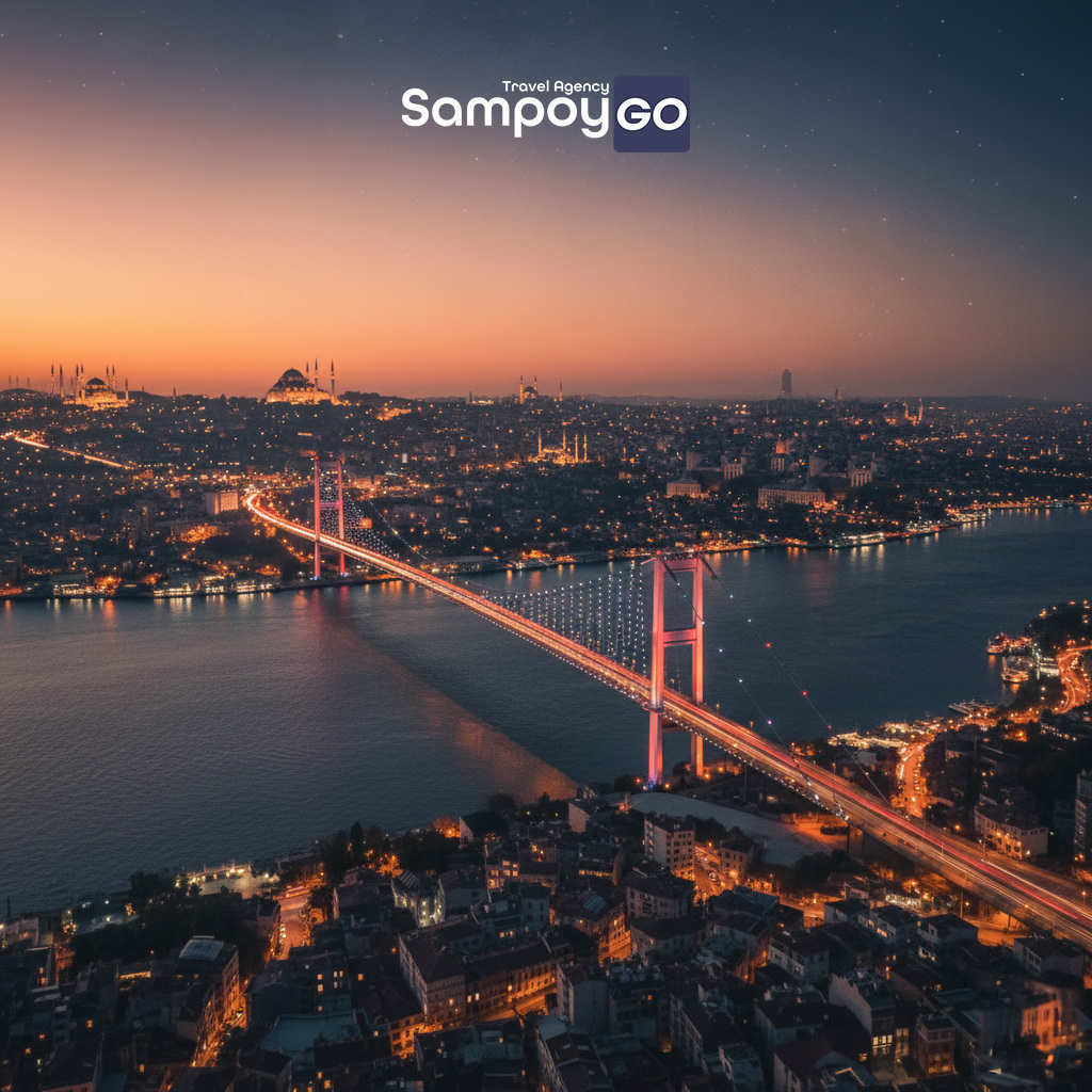 Bosphorus Bridge - Istanbul Aerial